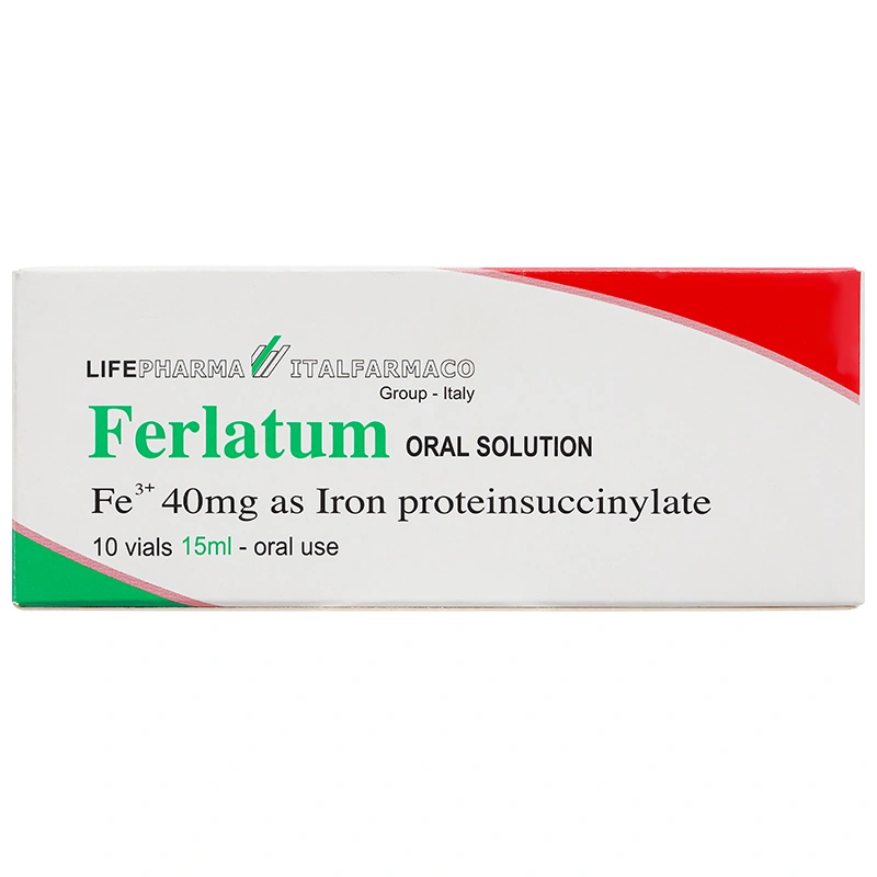 Dung dịch uống Ferlatum 800mg điều trị thiếu máu do thiếu sắt (10 chai x 15ml) - 2